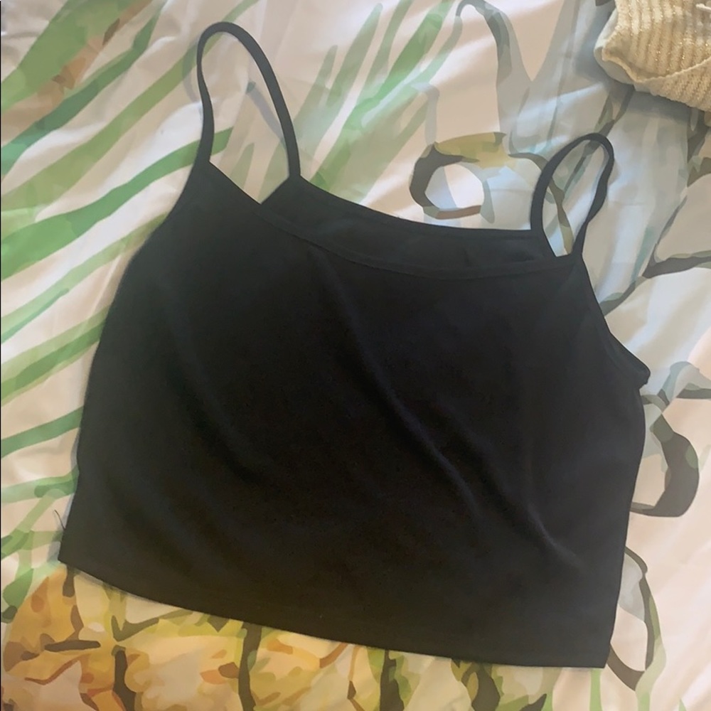 Black Crop Top